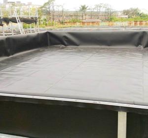 2 मिमी 0.5 मिमी 1 मिमी 1.5 मिमी मोटी hdpe वाटरप्रूफ बायोगस भूमब्र।