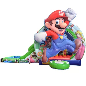Nouveau design Mario dessin animé château <span class=keywords><strong>gonflable</strong></span> videur <span class=keywords><strong>gonflable</strong></span> château sautant <span class=keywords><strong>gonflable</strong></span> toboggan à bas prix pour la location commerciale - Product Image 1