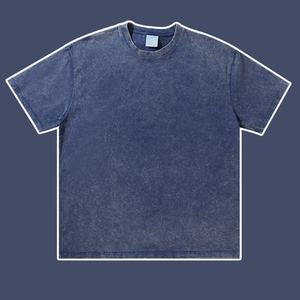 MT2691 Nuevas llegadas Venta al por mayor de peso pesado personalizado 300 Gsm 100% Camisetas de algodón Vintage lavado Camisetas de gran tamaño - Product Image 4