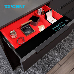 Großhandel Professioneller Biometrischer <span class=keywords><strong>Safe</strong></span> Schubladenbox Chinas Digitaler Elektronischer Metall-Kleiderschrank Eingebaut für Hotels - Product Image 6