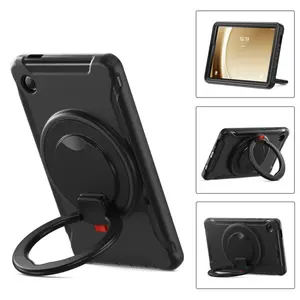 [ Case For Samsung Tab A9 ] Shockproof TPU Tablet Cover Case For Samsung Galaxy Tab A9 8.7 Inch Case With Ring Kickstand