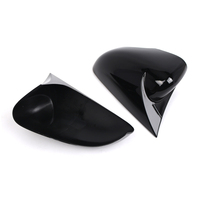 2x Coques de Rétroviseur Latéral pour Renault Clio 4 2012-2019 Noir Brillant 963735617R 963749835R