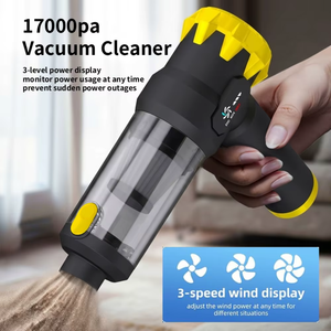 Aspirateur haute puissance 17000Pa pour voiture, aspirateur à main sans fil, dépoussiéreur d'air, aspirateur de voiture portable rechargeable - Product Image 1