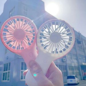 Portable Hand Fan Rechargeable Cooling Mini <b>Usb</b> air Cooler Fan with Phone Holder Adjustable 3 Speed Wind Fans - Product Image 4