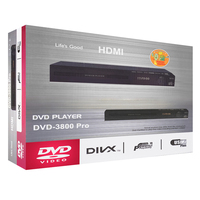 Lecteur DVD Blu-ray 3D Professionnel DVD-3800 de Haute Qualité Life's Good avec Entrées Complètes pour la Maison