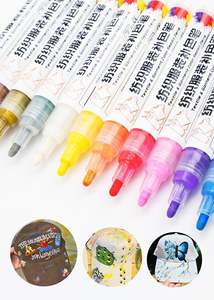 Acrylique <span class=keywords><strong>Permanent</strong></span> Imperméable Non-Fading Retouche Réparation Tissu Stylo Plastique Graffiti <span class=keywords><strong>Marqueur</strong></span> pour Textile Vêtements Vêtement - Product Image 6