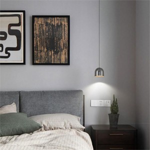 Minimalist Touch Switch Pendant <b>Light</b> for Bedroom & Dining Table Freely Adjustable Bar Counter Lamp Drop-Out Cord for Room <b>Space</b> - Product Image 5