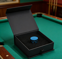 JWQK-02 V10 Craie de billard TAOM de qualité professionnelle, emballage individuel de luxe