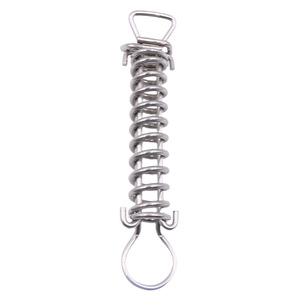 304 Stainless Steel Double Hook Tension Spring Adjustable Length Electroplated Mechanical <b>Hardware</b> Spring for <b>Hardware</b> Use - Product Image 2