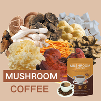 Café de Hongos 7 en 1 de Alta Calidad con Polvo de Reishi y Maitake, Superalimento