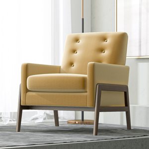 New Modern Cole Solid Wood Lounge <b>Chair</b>-Durable & Portable for Living Room Bedroom Dining & Hotel - Product Image 1