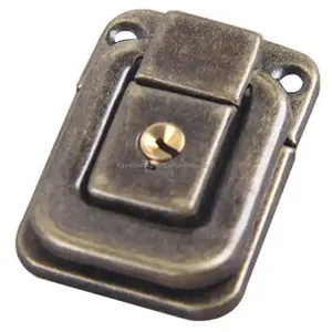 Cierre de Palanca Retro para Caja, Cierre de Acero para Caja, Hebilla, Clip, Cierre de Resorte de Latón Antiguo, Cierres con Llave - Product Image 1