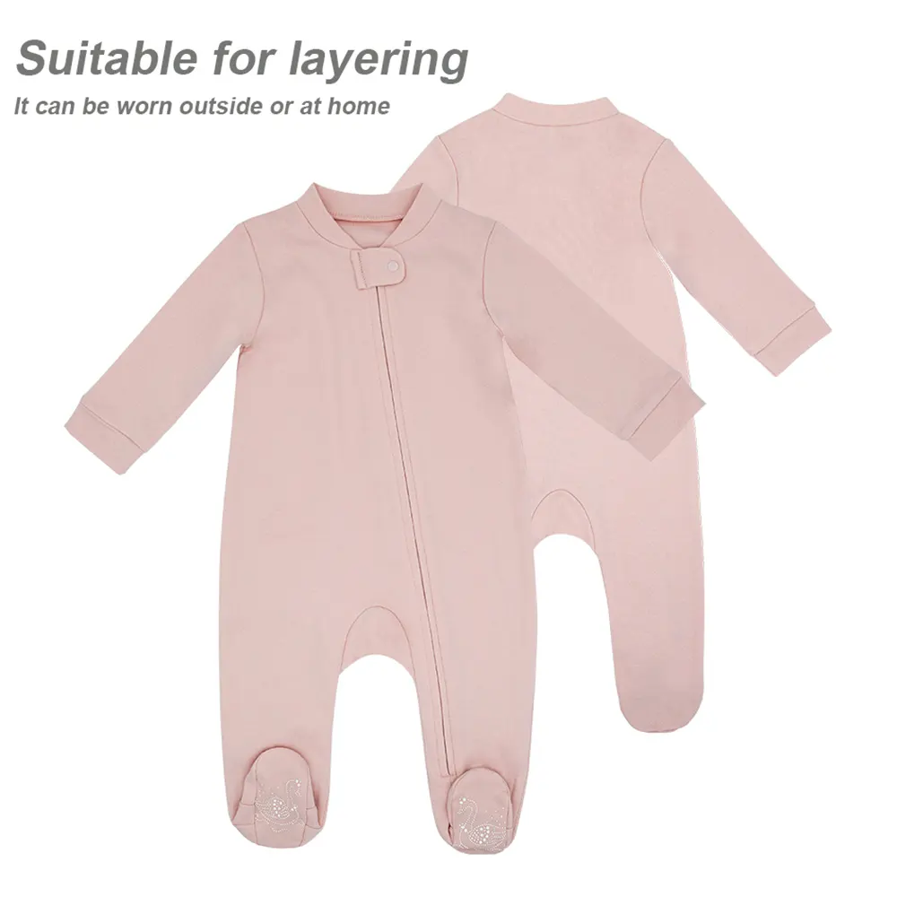 Wholesale Newborn Infant long Sleeves Set Cotton baby romper
