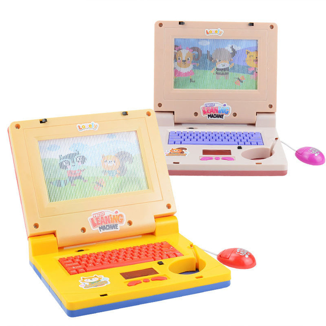 Zhorya Mini Children Educational Kids Laptop Learning Machine Early Learning Computer Toys