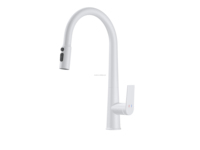 Robinet de cuisine moderne à poignée unique avec capteur de contact infrarouge or en acier inoxydable classique pour comptoir facile