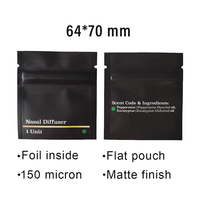 Sachet plat scellé sur mesure pour l'emballage de grains de café avec impression en héliogravure, matériau laminé, résistant à l'humidité