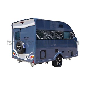 Remolque de viaje ligero de estilo moderno de alta calidad, para acampar, <span class=keywords><strong>autocaravanas</strong></span>, caravana, remolque con baño - Product Image 2