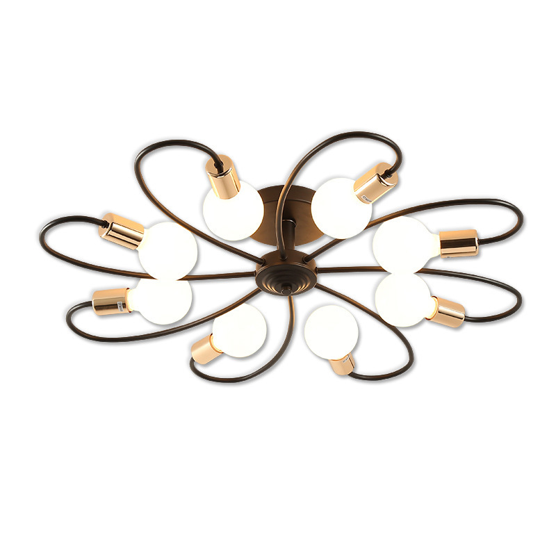 Simple Modern Led Ceiling Lamp Living Room Chandelier Creative Warm Romantic Bedroom Lamp