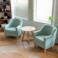 Canapés d'appoint en forme de L de haute qualité, deux places, avec fauteuils et table basse, pour hôtel, chambre à coucher, appartement, salon
