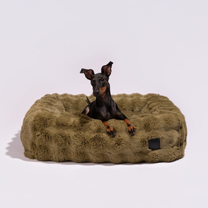 Camas de Lujo para Perros con Espuma Viscoelástica Desmenuzada, Diseño Ortopédico con Patrón de Ondas, Cojín Personalizado Extraíble de Espuma Viscoelástica para Mascotas, Camas Antideslizantes para Gatos - Product Image 2