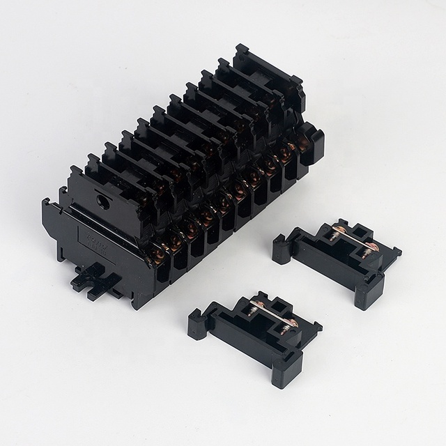 Industrial Din Rail Mount Terminal Block Tbd Series Copper Internal Card Quick Guide Installation Din Rail Type Terminal Block