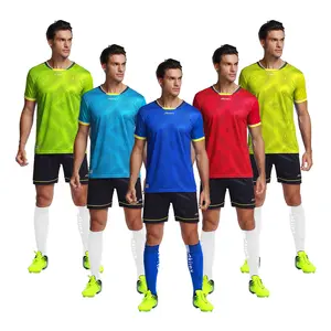 OEM Penjualan Laris Celana Pendek Lari Kustom Kaus Sepak Bola Sublimasi Penuh MOQ Kecil untuk Pria