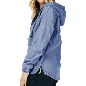 Sudadera con Capucha Tejida para Mujer, Diseño ODM, Transpirable, Informal, Manga Larga, con Logotipo Frontal - Product Image 3