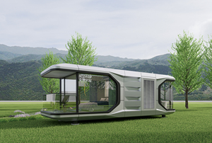 Casa Prefabricada de Lujo para Hoteles y Resorts al Aire Libre, Casa Prefabricada Móvil Pequeña, Cápsula Espacial Familiar, Contenedor Familiar Móvil - Product Image 2