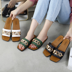 Nouvelles pantoufles à boucle pour femmes, chaussures plates tendance pour femmes - Product Image 5