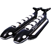 Bateau banane pour 10 passagers Whale Ride 18' Léger comme l'air Bateaux Island Hopper Whale Rider Classe Elite Bateau banane commercial robuste
