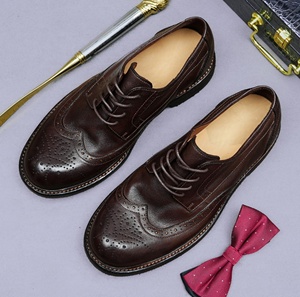 Mocassins pour hommes, nouvelle mode, décontractés et formels, en cuir respirant avec semelle intérieure en caoutchouc véritable, semelle souple, pour les occasions de fête - Product Image 2