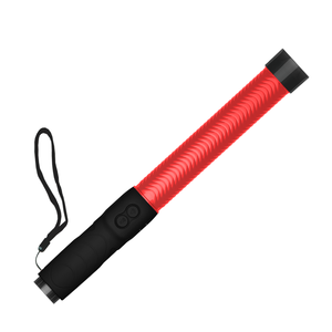 Bâton de signalisation de circulation à LED rouge clignotant rechargeable multifonction - Product Image 1