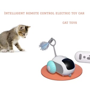 Jouet intelligent pour animaux de compagnie, voiture télécommandée électrique, jouet interactif pour chat, rechargeable par USB - Product Image 2