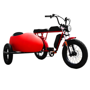 Vélo cargo électrique hybride à double batterie 2023, 48V 750W 1000W 52V 1500W, pneu gras 20*4.0, vélo électrique super 3 roues, side-car 73 - Product Image 1