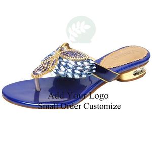 Hot Sale Luxury Rhinestones Shell Flip-Flops <strong>Slingback</strong> <strong>Flat</strong> Lady/Women Sandal <strong>Shoes</strong> - Product Image 2