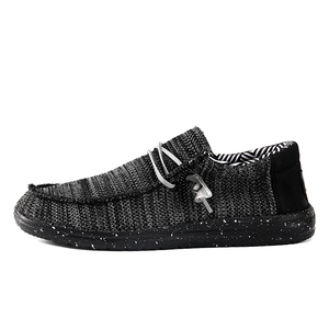 Chaussures mocassins classiques rétro en daim de vache et toile pour hommes et femmes, nouvelle arrivée, vente chaude, vente en gros, dessus en toile PVC, <span class=keywords><strong>plateforme</strong></span> plate en EVA - Product Image 2