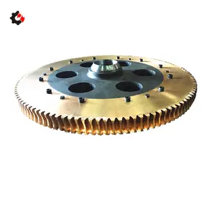 Transmission Parts Large Diameter Forged Brass Worm Gear