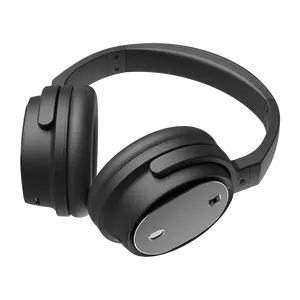 Headphone ANC ODM kustom kualitas tinggi untuk pesawat udara Headset OEM Noise Cancelling aktif portabel