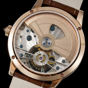 Reloj Mecánico de Mujer, Elegante y Casual, de Cuero, Ligero, de Lujo, con Diamantes, Resistente al Agua - Product Image 3