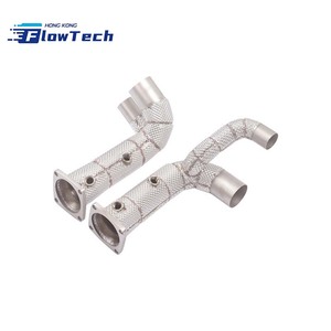 Sistema de Escape Turbo-Back de Alto Rendimiento con Tubo de Bajada de Flujo Directo y Protector Térmico para Porsche 991.2 3.0T - Product Image 4