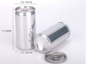 Vente en gros OEM canette de boisson gazeuse ronde en aluminium de 250-500ml avec couvercle à ouverture facile emballage en métal pour boisson bière vin jus de fruit - Product Image 5