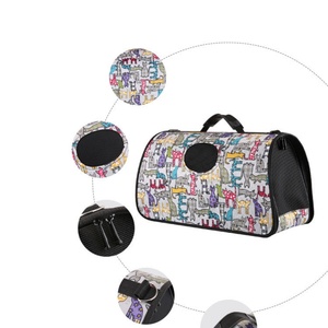 MB-3037 Wholesale High Quality <b>Cat</b> Carrier Shoulder Bag Tote <b>Cat</b> Leather Pet Carrier Pet Carriers Travel Soft Bag - Product Image 5