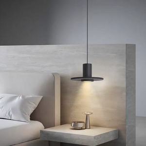 Modern Minimalist Black Pendant <b>Light</b> Round E27 LED Entryway Lighting Small Medium Large Size Available - Product Image 2