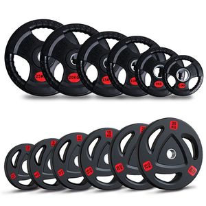 Bán buôn ba lỗ bay Barbell phòng tập thể dục cao su tạ tấm - Product Image 1