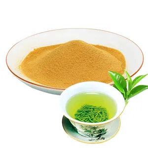 自有品牌批发优质植物提取物原始有机纯速溶绿茶粉