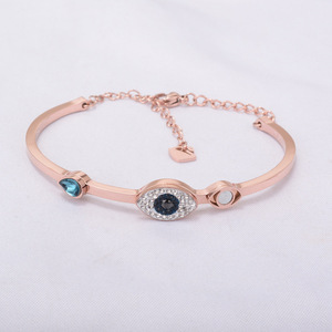 Gelang gaya Gotik mata iblis gelang tangan untuk wanita teman pasangan Turki aksesori perhiasan modis - Product Image 3