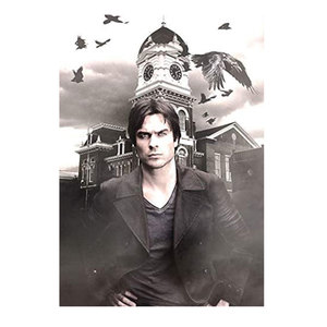 Kit <span class=keywords><strong>de</strong></span> <span class=keywords><strong>Pintura</strong></span> <span class=keywords><strong>de</strong></span> Diamantes <span class=keywords><strong>de</strong></span> Vampire Diaries, <span class=keywords><strong>Pintura</strong></span> Impresionista en Acuarela, Arte en Lienzo Pintado a Mano para Decoración del Hogar, 30x40cm, Gran Venta <span class=keywords><strong>de</strong></span> Meian - Product Image 1