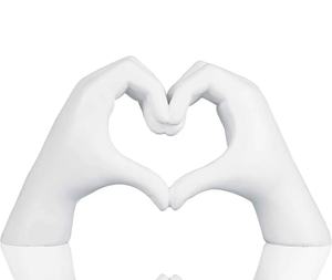 ラブフィンガー像モダンジェスチャーデコレーションモダンアート彫刻パーソナライズフィンガー - Product Image 1