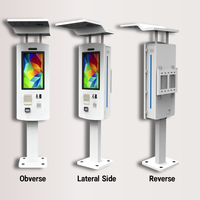 Kiosco de Autoservicio para Exteriores, Metálico, Eléctrico, con Pantalla Táctil
