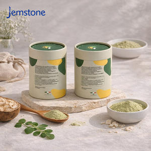 Custom Eco Friendly Vitamin Supplement Food Packaging for <b>Protein</b> Collagen Baobab <b>Powder</b> Cardboard Cylinder Paper Tube - Product Image 2